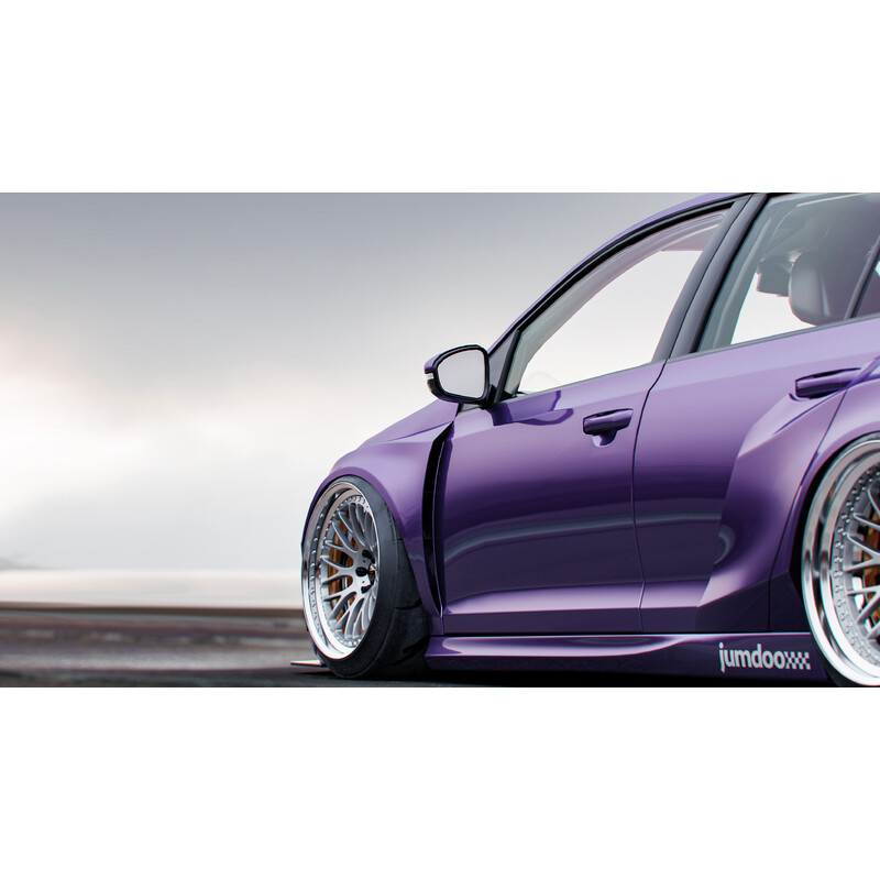 Kit Carrosserie Large Jumdoo pour Volkswagen Golf 6 GTI (5 Portes)